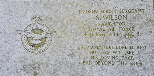 F/Sgt Stanley Wilson<br/><br /><br />died May 4th, 1944